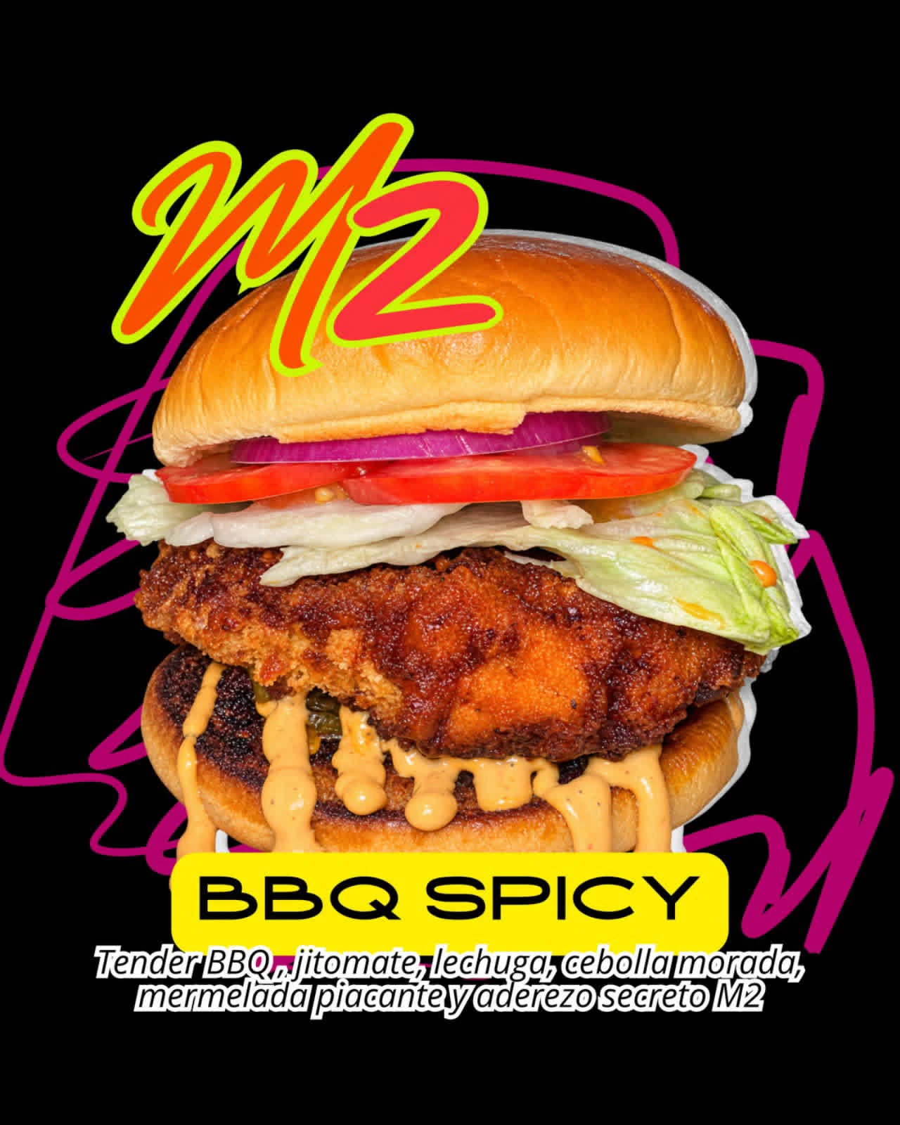 Hamburguesa BBQ Spicy